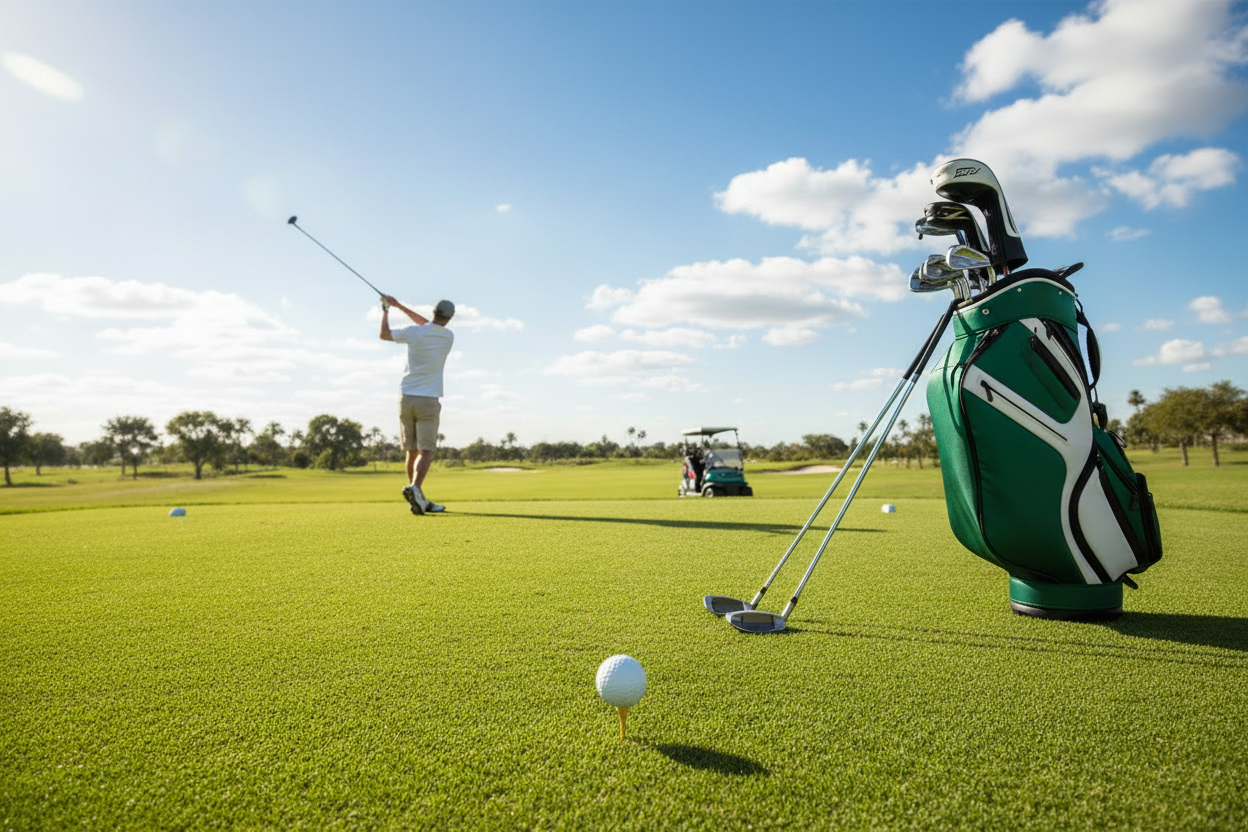 Golfing